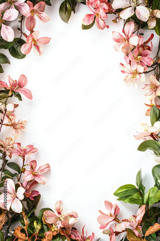 Fototapeta premium blank techno invitation frame border 