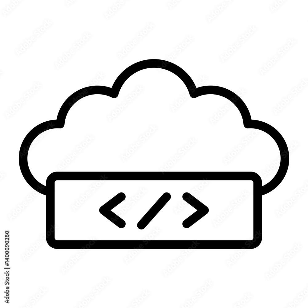 Container Vector Line Icon Design Container Vector Line Icon Design