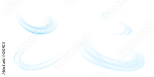 Air, wind effect isolated transparent background. Airflow overlay: fresh air for cleaning, cooling or changing the air. Wind Wave Effect. 3D vector illustration.	