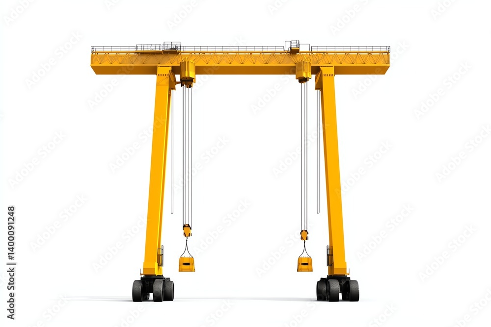 a modular crane system clipart, versatile lifting design, modern vector, isolated on white background a modular crane system clipart, versatile lifting design, modern vector, isolated on white background