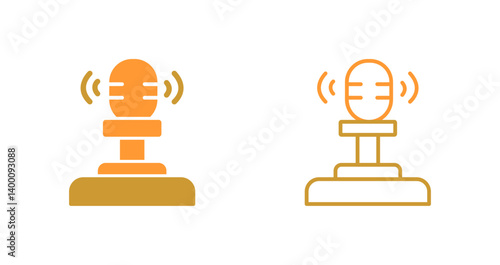 Gaming Microphone Icon Design