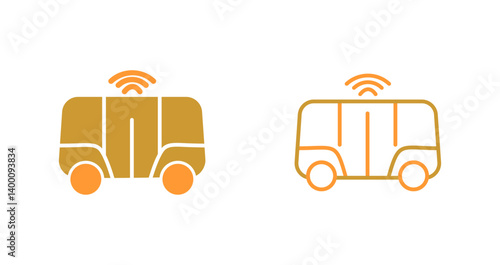 Shuttle Service Icon Design