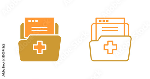 Electronic Records Icon Design