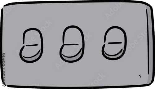 Illustration of electric switch
