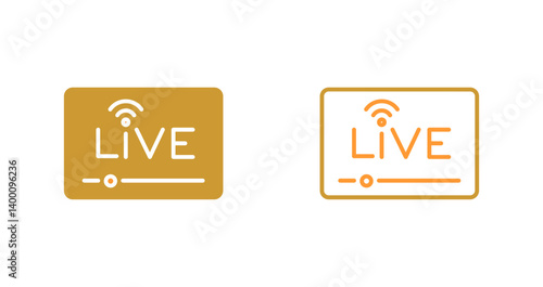 Live Podcast Icon Design