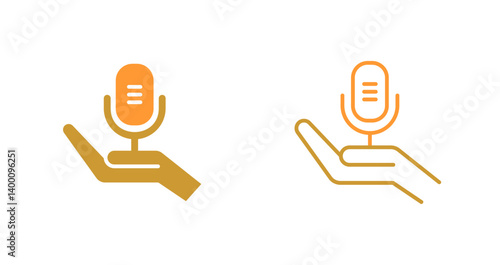 Podcast Equipment Icon Design