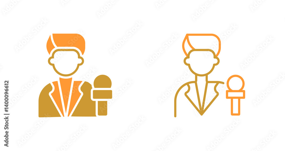 Obraz premium Podcast Guest Icon Design