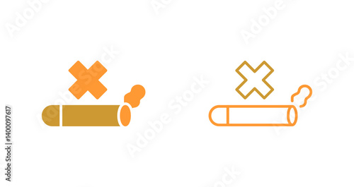 No Smoking Icon Design