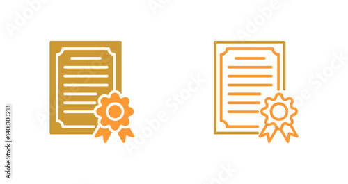Certificate Icon Design
