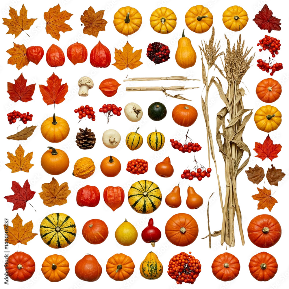 autumn fruits and vegetables isolated on transparent or white background, png autumn fruits and vegetables isolated on transparent or white background, png