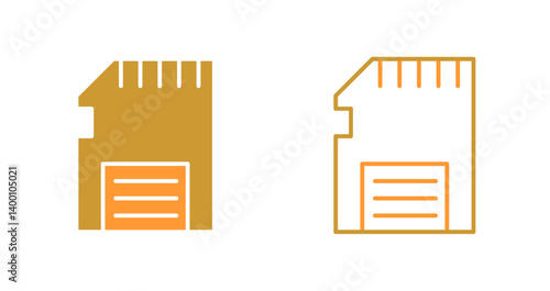 Memory Card Icon Design