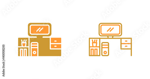 Work Table Icon Design