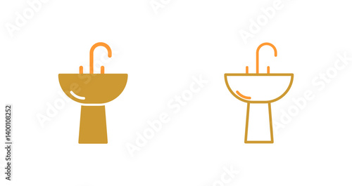 Washbasin Icon Design