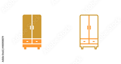 Cabinet Drawer Icon Design