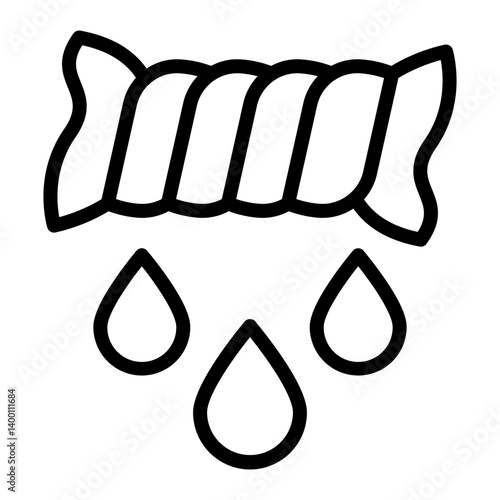 Wring Vector Line Icon Design