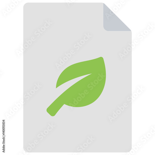 Recycled Paper Document Icon
