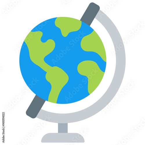 Geography Spinning Globe Icon