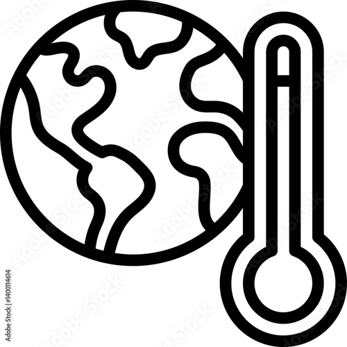 Global Warming Icon