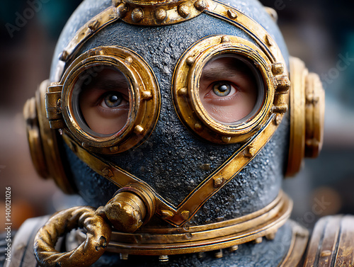 deep sea diver: diving suit