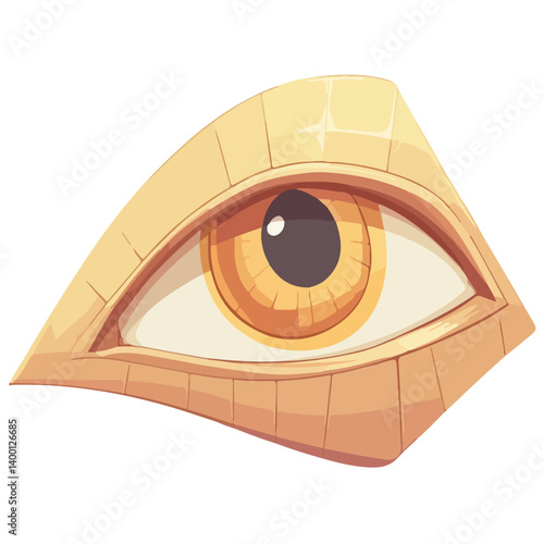 eye of horus symbol of ancient egypt vector illustration