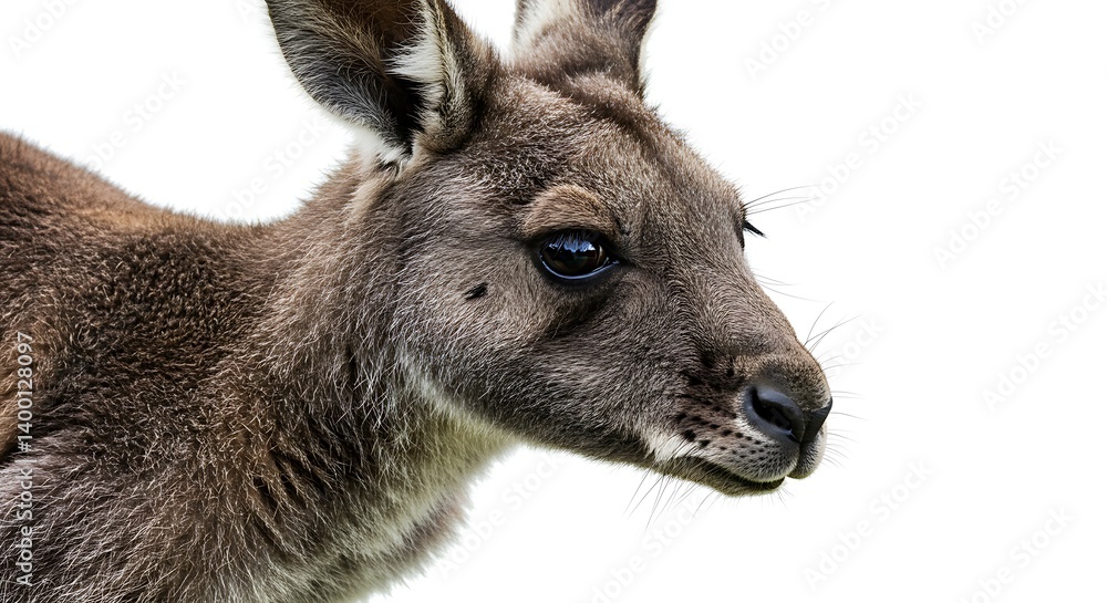 Portrait of a Young Roo AI Generated Portrait of a Young Roo AI Generated