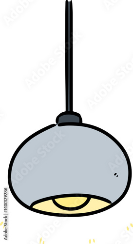 Illustration of ceiling lamp
