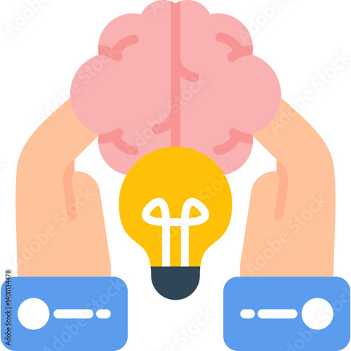 Mind Icon Vector Element