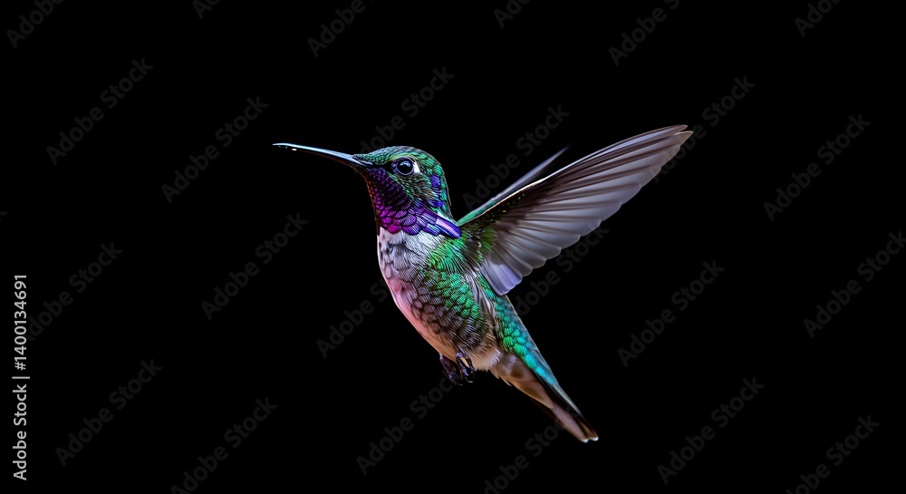 Fototapeta premium Ephemeral Jewel of the Night AI Generated