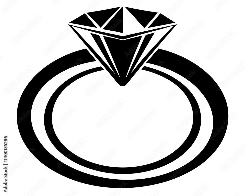 Diamond Ring Vector & SVG | Engagement & Wedding Vector for Invitations, Bridal Crafts & Jewelry Design Diamond Ring Vector & SVG | Engagement & Wedding Vector for Invitations, Bridal Crafts & Jewelry Design
