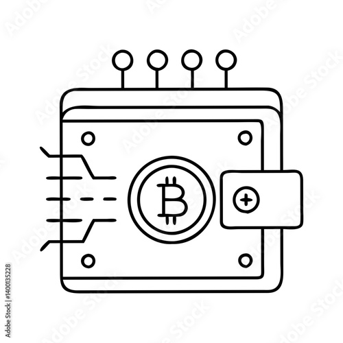 Bitcoin Hardware Wallet Secure Cryptocurrency Digital Asset Management Device