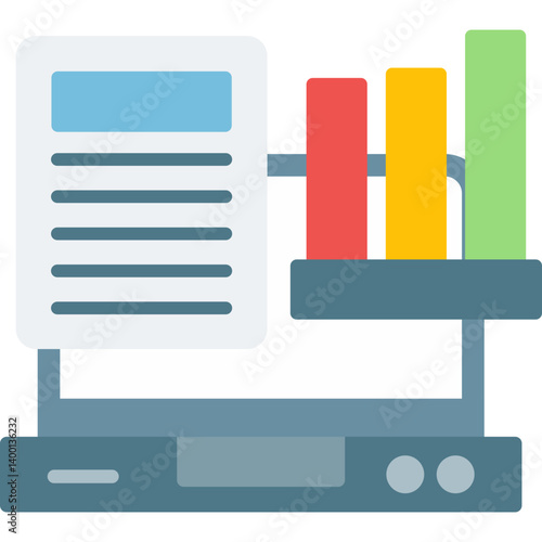 Diagram Icon Vector Element