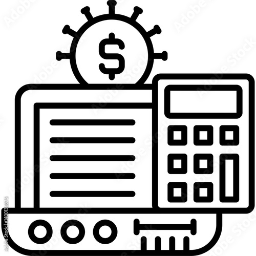 Ledger Icon Vector Element