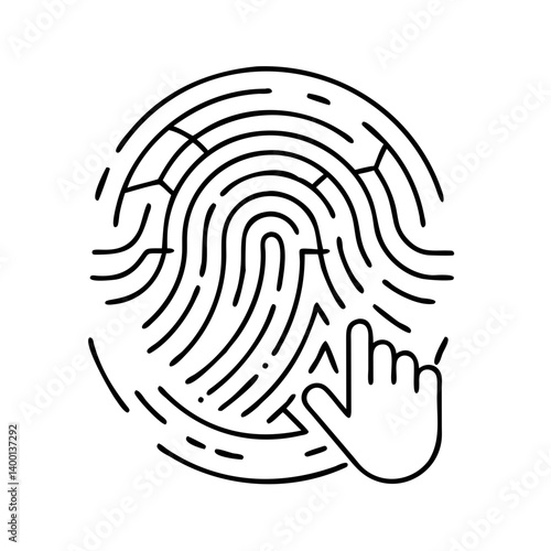 Fingerprint Scanning Technology Authentication System Security Biometric Identification Digital Access Control