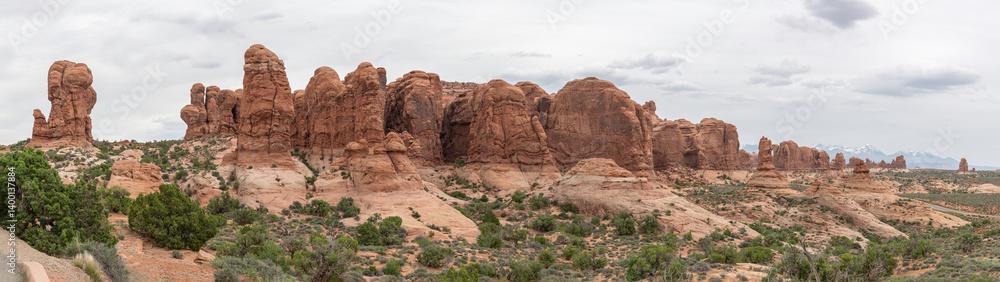 Hoodoo Rock Formation in Arches National Park, Utah, USA Hoodoo Rock Formation in Arches National Park, Utah, USA
