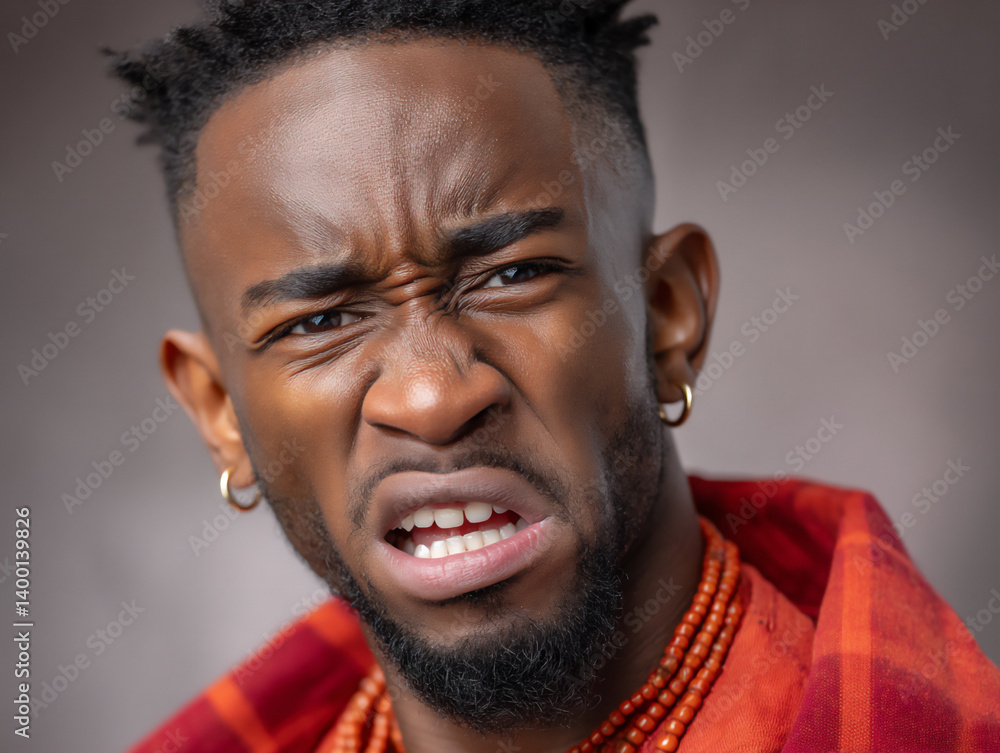 Obraz premium krumping intense: face dance