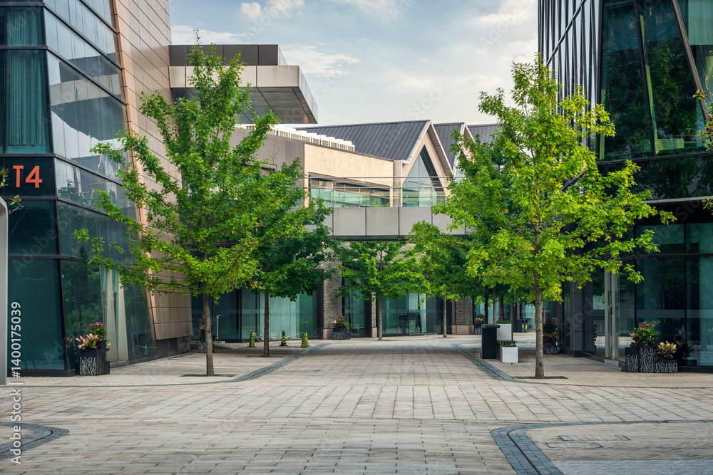 Urban Oasis: Harmony in Architecture and Nature