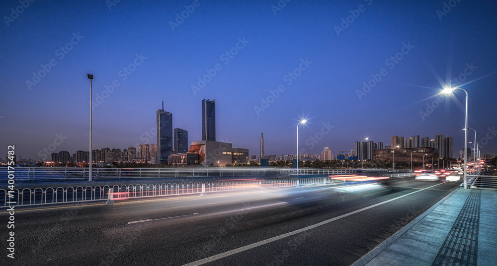 Urban Serenity at Dusk