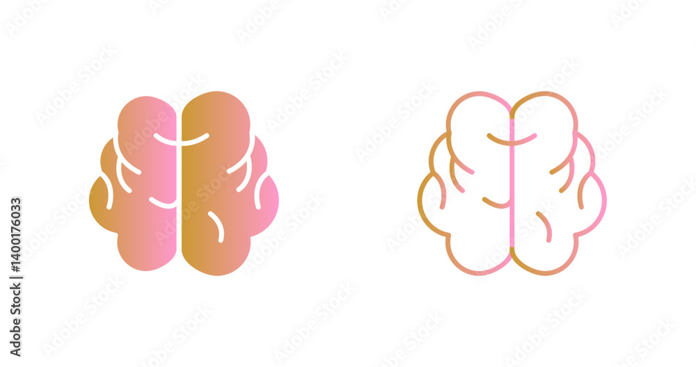 Brain Icon Design Brain Icon Design