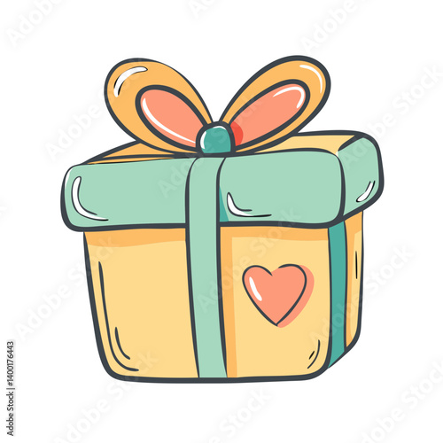 gift box icon, gift box vector illustration-simple illustration of gift box, perfect for gift box logos and icons