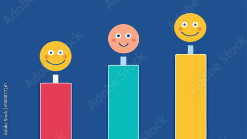 Dopamine Levels A bar graph style illustration comparing dopamine levels in different scenarios high reward moderate reward and no reward situations with emotive faces indicating