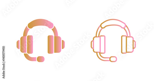 Gaming Headset Icon Design