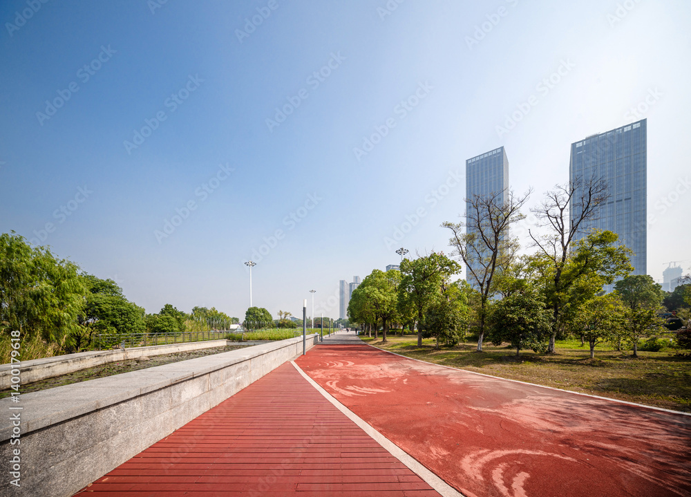 Urban Serenity: A Path Through Nature