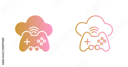 Game Streaming Icon Design