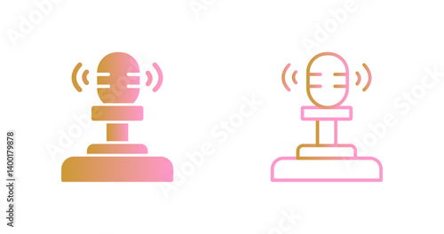 Gaming Microphone Icon Design