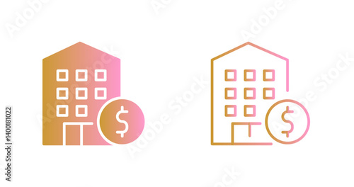 Hotel Discounts Icon Design