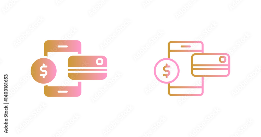 Digital Payments Icon Design Digital Payments Icon Design