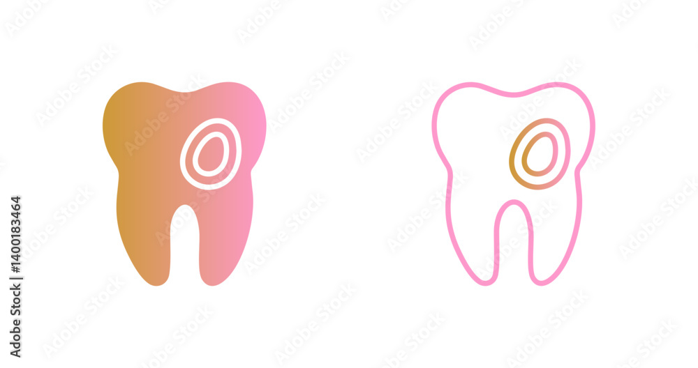 Caries Icon Design Caries Icon Design