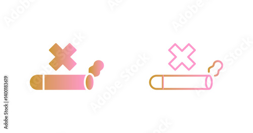 No Smoking Icon Design