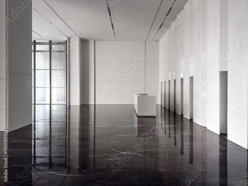 Obraz na płótnie Contemporary Minimalist Lobby w salonie