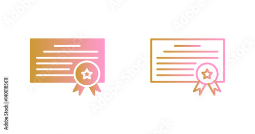 Diploma Icon Design
